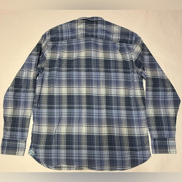 Tommy Bahama Zacero Plaid Shirt Pima Cotton Size Medium - Picture 3 of 7